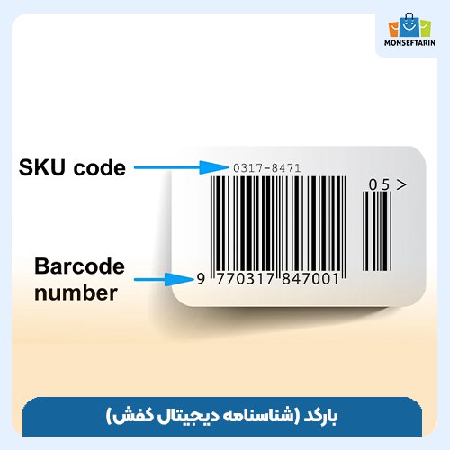 بارکد (شناسنامه دیجیتال کفش)